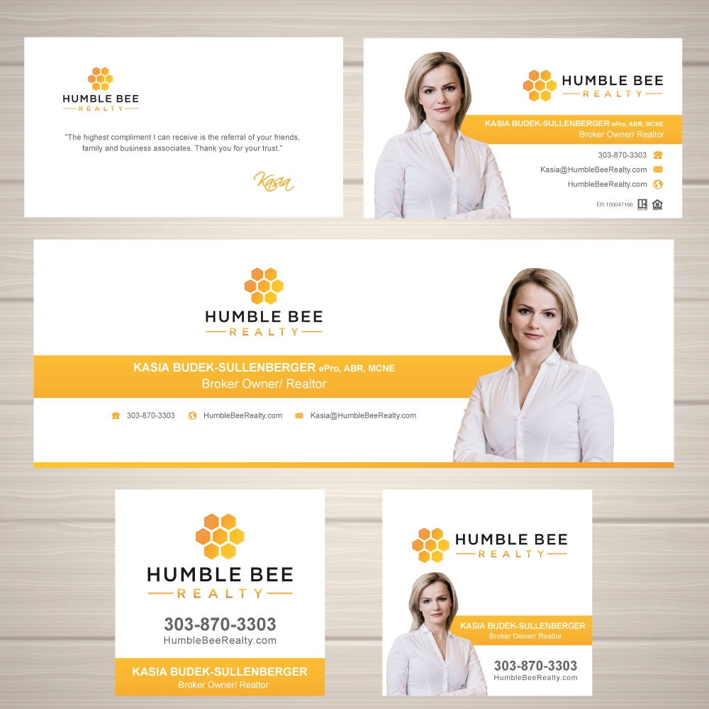Humble Bee Realty logo design by labo