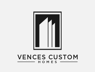 Vences Custom Homes logo design by berkahnenen