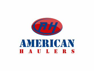 American Haulers logo design by menanagan