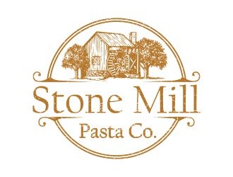 Stone Mill Pasta Co.  logo design by b3no
