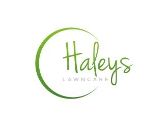 Haleys Lawncare  logo design by sabyan