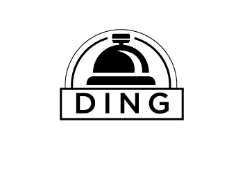 Ding logo design by Mirza