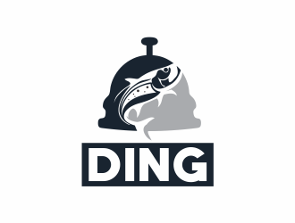 Ding logo design by up2date