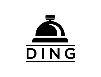 Ding logo design by Mirza