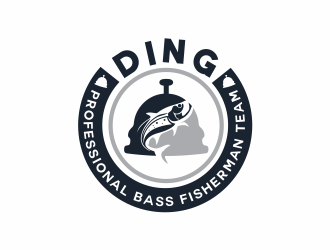 Ding logo design by up2date