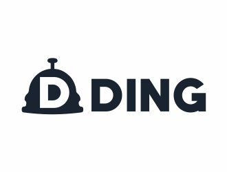 Ding logo design by up2date