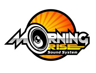 Morning Rise Sound System logo design by DreamLogoDesign