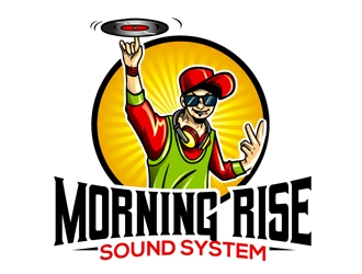 Morning Rise Sound System logo design by DreamLogoDesign