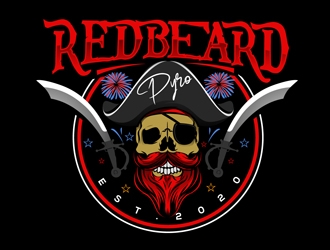 Redbeard Pyro logo design by DreamLogoDesign