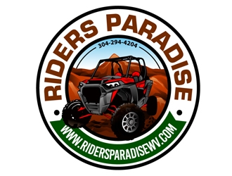 Riders Paradise  logo design by DreamLogoDesign