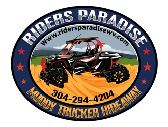 Riders Paradise  logo design by DreamLogoDesign