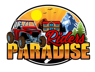 Riders Paradise  logo design by DreamLogoDesign