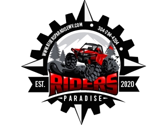 Riders Paradise  logo design by dorijo