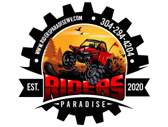 Riders Paradise  logo design by dorijo