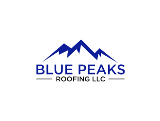 Blue Peaks Roofing LLC logo design by ammad