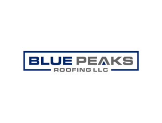 Blue Peaks Roofing LLC logo design by alby