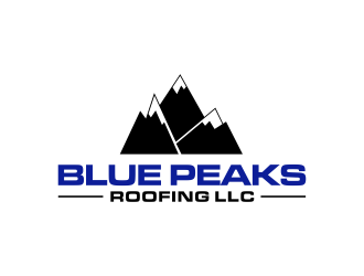 Blue Peaks Roofing LLC logo design by ammad