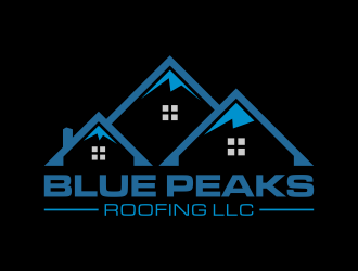 Blue Peaks Roofing LLC logo design by brandshark