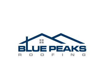 Blue Peaks Roofing LLC logo design by tec343