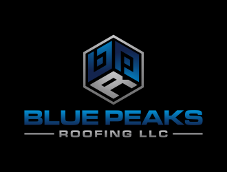 Blue Peaks Roofing LLC logo design by p0peye