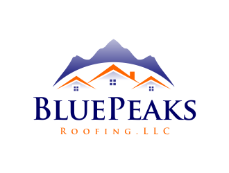 Blue Peaks Roofing LLC logo design by AisRafa