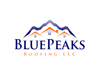 Blue Peaks Roofing LLC logo design by AisRafa