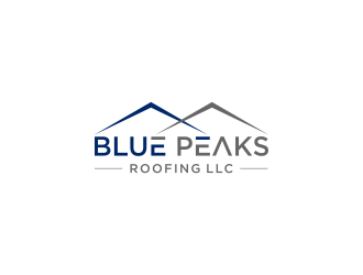 Blue Peaks Roofing LLC logo design by haidar