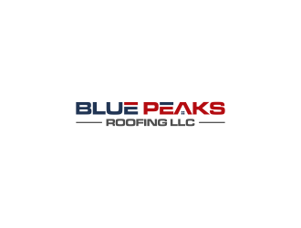 Blue Peaks Roofing LLC logo design by RIANW