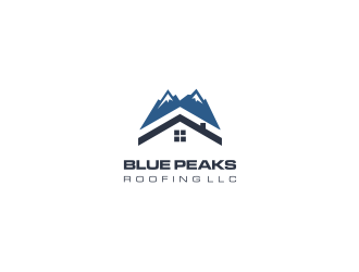 Blue Peaks Roofing LLC logo design by Susanti