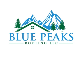 Blue Peaks Roofing LLC logo design by shravya