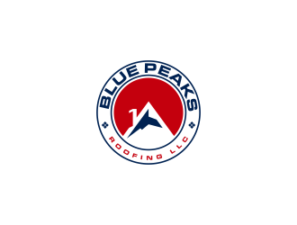 Blue Peaks Roofing LLC logo design by goblin