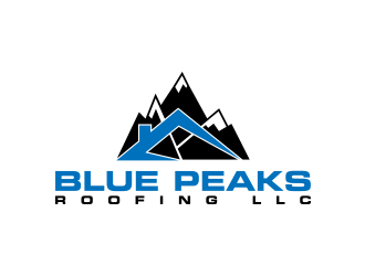 Blue Peaks Roofing LLC logo design by Inlogoz