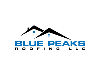 Blue Peaks Roofing LLC logo design by Inlogoz