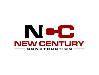 New Century Construction logo design by p0peye