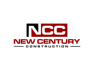New Century Construction logo design by p0peye