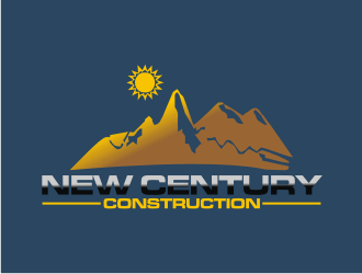New Century Construction logo design by Diancox