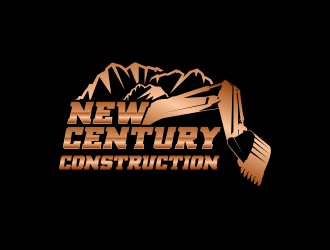 New Century Construction logo design by beejo