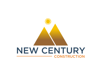 New Century Construction logo design by Diancox