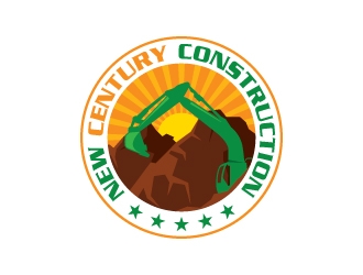 New Century Construction logo design by sanu