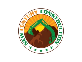New Century Construction logo design by sanu