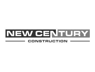 New Century Construction logo design by restuti
