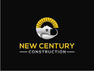 New Century Construction logo design by mbamboex