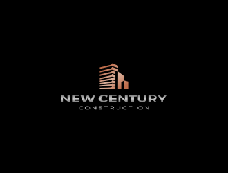 New Century Construction logo design by domerouz