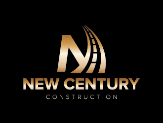 New Century Construction logo design by czars