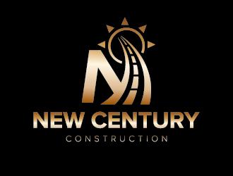 New Century Construction logo design by czars