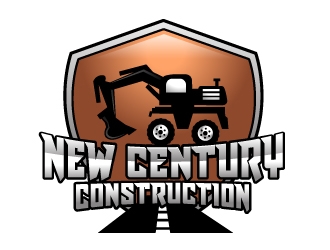 New Century Construction logo design by usashi