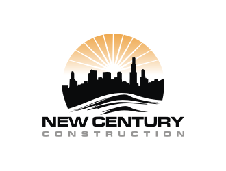 New Century Construction logo design by ohtani15