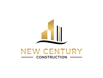 New Century Construction logo design by asyqh