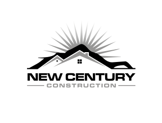New Century Construction logo design by Barkah