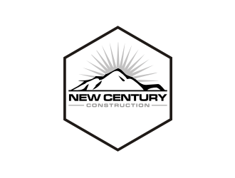 New Century Construction logo design by Barkah